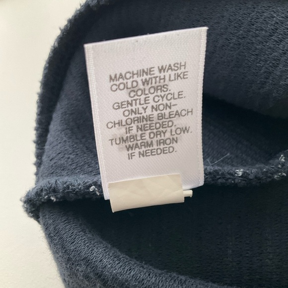 J. Jill Small Navy and White Striped Pencil Skirt - Picture 9 of 9